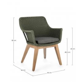 Set 2 scaune allison 46x46x82 cm