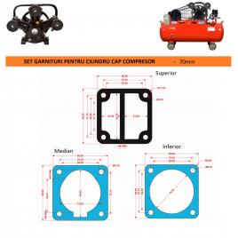 Garnituri set pentru cap compresor de aer v 70mm ch081 mod.4(k)