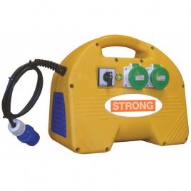 Convertizor electric STRONG SK1.5M alimentare 230V putere 1.5kVA curent debitat 18A 2prize carcasa plastic