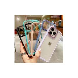 Husa 3in1 electroplate case apple iphone 14 max albastru