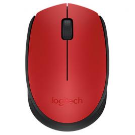 Mouse wireless logitech m171, rosu