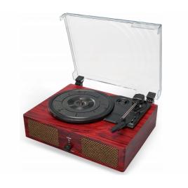 Boxa portabila model gramofon, bluetooth, gonga® visiniu