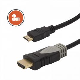 Cablu mini hdmi • 3 mcu conectoare placate cu aur