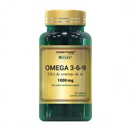 Omega 3*6*9 - ulei seminte de in 1000mg premium 30cps cosmo pharm