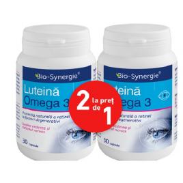 Pachet - luteina omega 3 30cps (1+1 gratis) bio-synergie activ