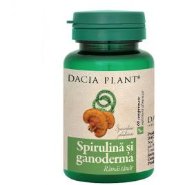 Spirulina si ganoderma 60cpr dacia plant