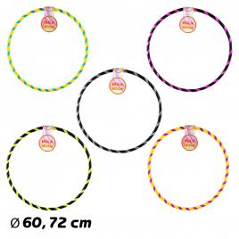 Cerc hula hoop, glitter, 60-72 cm, 36 buc/set