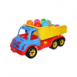 Camion plastic 60 cm + mingiute - robentoys