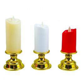 Lumanare ornamentala - candela, 3 buc/set