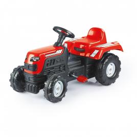 Tractor cu pedale ranchero, rosu, 52x81.5x45 cm - dolu
