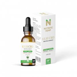 Ulei cbd 10%, spectru complet, 1000mg cbd/sticla 10ml nutrific