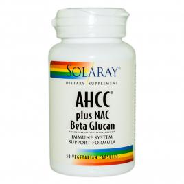 Ahcc plus nac & beta glucan 30cps secom