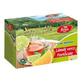 Ceai natural cu lamai verzi & portocale 20dz fares