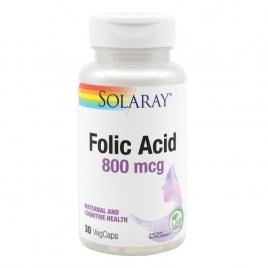 Folic acid 800mcg 30cps secom