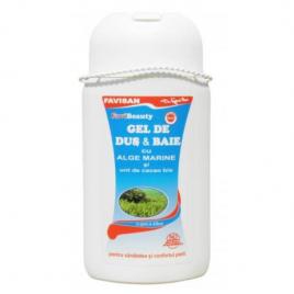 Gel dus&baie cu alge marine 300ml favisan