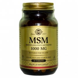 Msm 1000mg 60cpr solgar