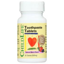 Toothpaste tablets 60 (copii) childlife 60tb secom