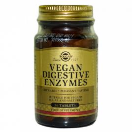 Vegan digestive enzymes chew. 50cps solgar