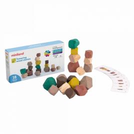 Joc educativ pentru dezvoltarea motricitatii wood stones