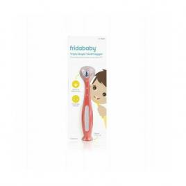 Fridababy - periuta de dinti, cap 3d pentru curatare eficienta, cu indicator de inlocuire, 2 ani+, roz