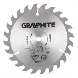 Disc circular vidia, 24 dinti, 150 mm, graphite 