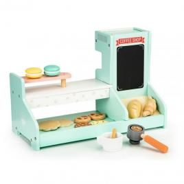 Set supermarket din lemn coffee shop ecotoys