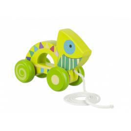 Jucarie de tras cameleon orange tree toys