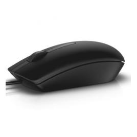 Mouse dell, pc sau nb, cu fir, usb, optic, 1000 dpi, butoane/scroll 3/1, negru,