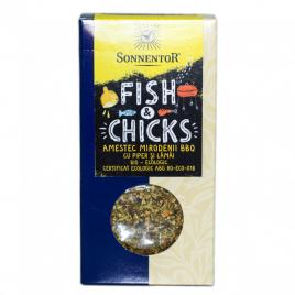 Condiment - amestec la bbq!-fish & chicks eco 55g sonnentor