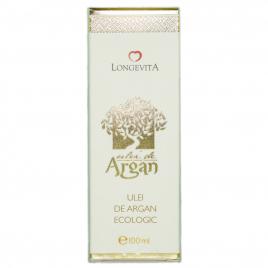 Ulei argan presat la rece eco 100ml longevita