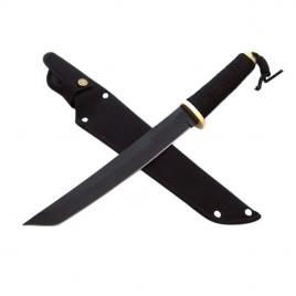 Cutit japonez ideallstore®, tanto blade, 35 cm, negru, teaca cordura