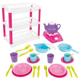 Set de servit ceaiul pilsan hamarat three-tier dish rack