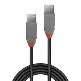 Cablu lindy 3m usb 2.0 type a to a, anth