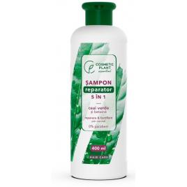 Sampon reparator 5 in 1 cu ceai verde si betaina 400ml cosmetic plant