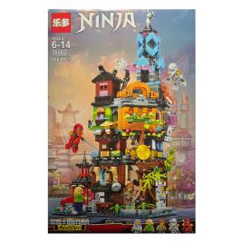 Set constructie Ninja 1661 piese Templul luptatorilor Ninjago