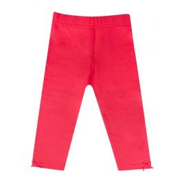 Pantaloni rosii tip colant pentru fetite (marimi dresuri: 7-9 ani)