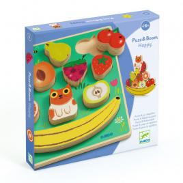 Puzzle si joc de echilibru fructe djeco