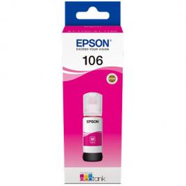 Epson 106 ecotank magenta ink bottle