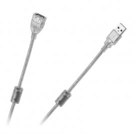 Cablu prelungitor usb 2.0 ecranat 5m cabletech