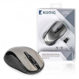 Mouse desktop cu 3 butoane nano dongle wireless 1600dpi konig
