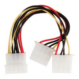 Cablu adaptor intern pc sursa molex tata - 2x molex mama 0.15m valueline