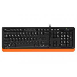 Tastatura cu fir a4tech fk10 104 taste usb portocaliu