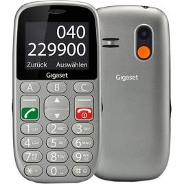 Telefon mobil gigaset gl390 cu butoane mari argintiu