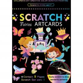 Set 9 planse razuibile scratch artcards bambinice bn047