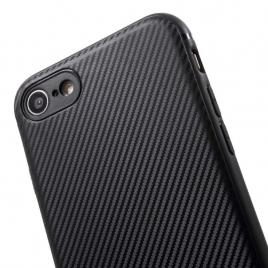 Husa apple iphone 7 ipaky carbon fiber negru