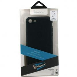 Husa apple iphone 8 plus ipaky carbon fiber negru