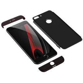 Husa apple iphone 7 plus/iphone 8 plus ultra-subtire 3 in 1 negru