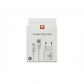 Incarcator retea quick charge 2.0   cablu micro-usb wuw-t19 flippy blister, alb