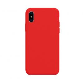 Husa protectie compatibila cu apple iphone x/xs liquid silicone case rosu