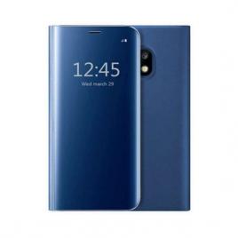 Husa apple iphone 11 pro flip cover oglinda albastru